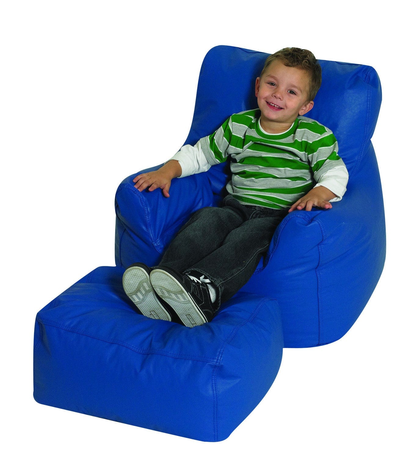 Comfortable Cozy Chair and Ottoman Set - Soft Upholstered Lounge Chair with Matching Footrest for Living Room, Bedroom, or Office Relaxation