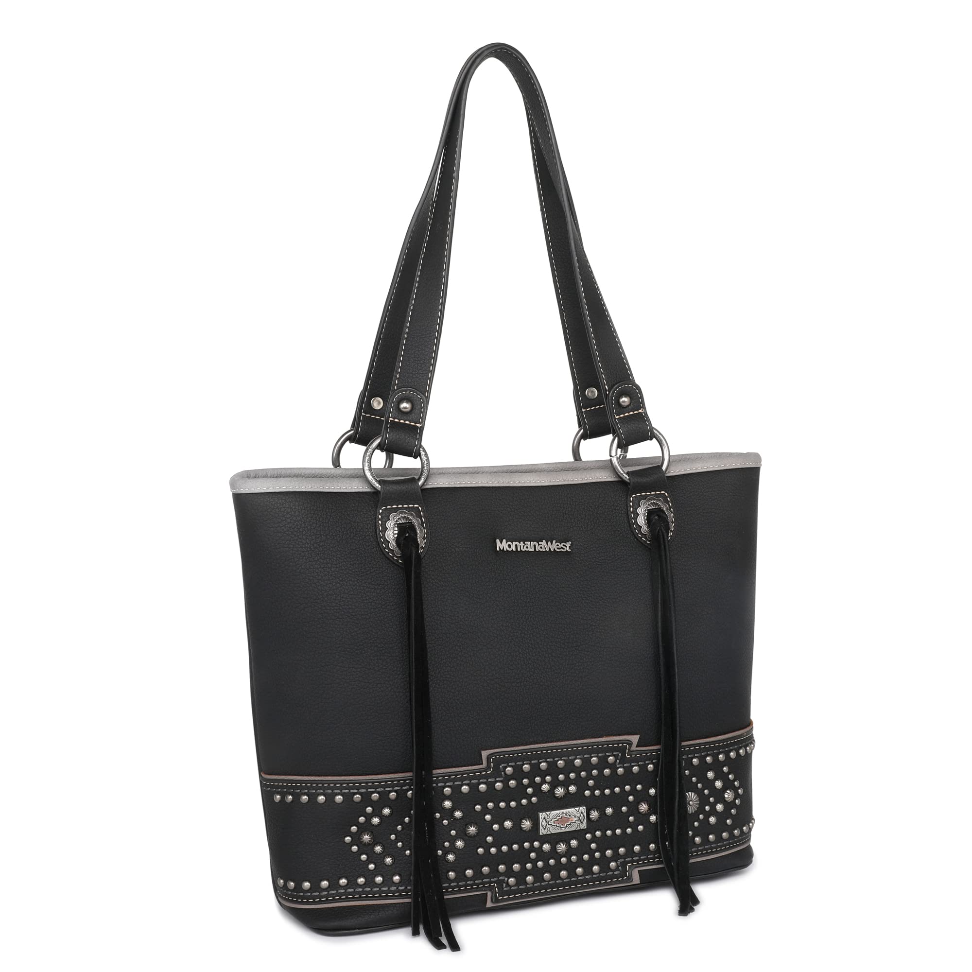 Montana West Spiritual Collection Western Tote Bag for Women - Vegan Leather Shoulder Handbag with Wallet - Perfect for Work, Travel & Everyday Use