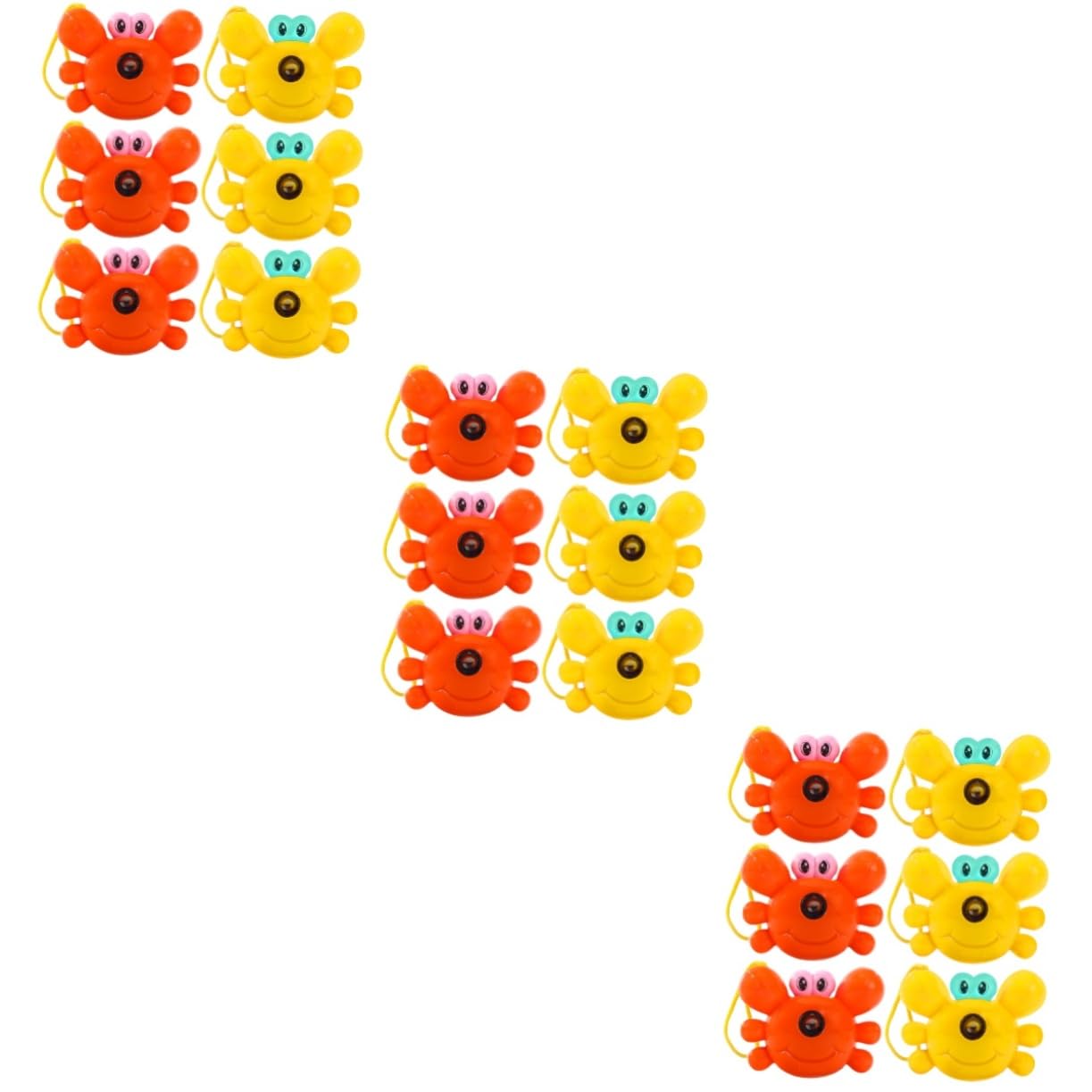 18 Pcs Waterproof Kids Digital Camera Toy - Crab Shaped Mini Video Camera for Toddlers, Child Projection Toy with VCR Function - Perfect for Birthday Gifts, Beach Play & Underwater Photography