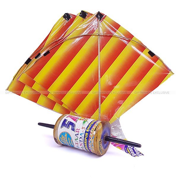 Changa Lattai Kite Set - Traditional Indian Kites with String & Accessories for Outdoor Fun, Festivals & Family Bonding