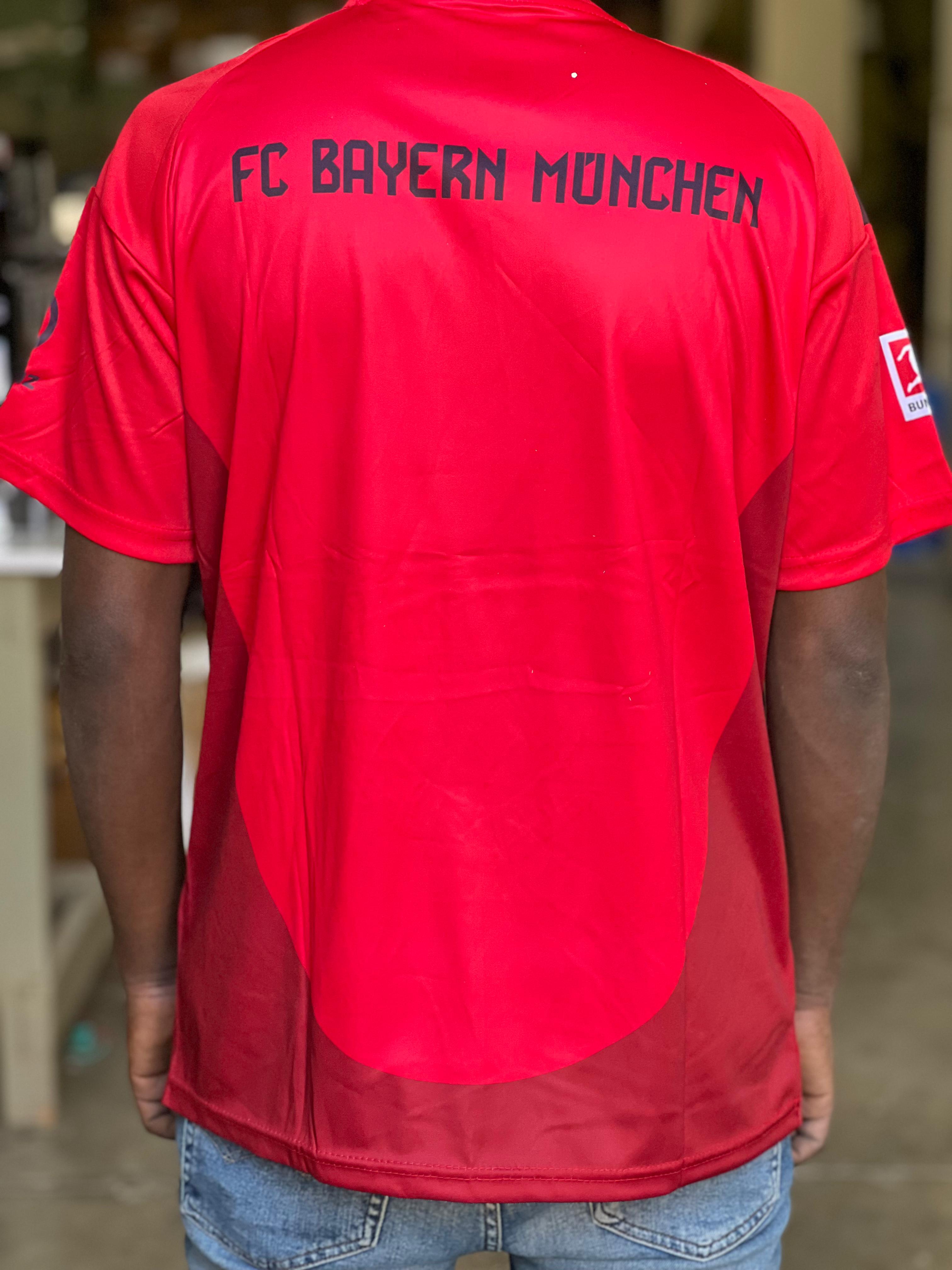 Official Bayern Munich 2023-24 Home Jersey - Authentic Player Version Soccer Shirt for Men - Perfect for Matches, Training & Fan Support