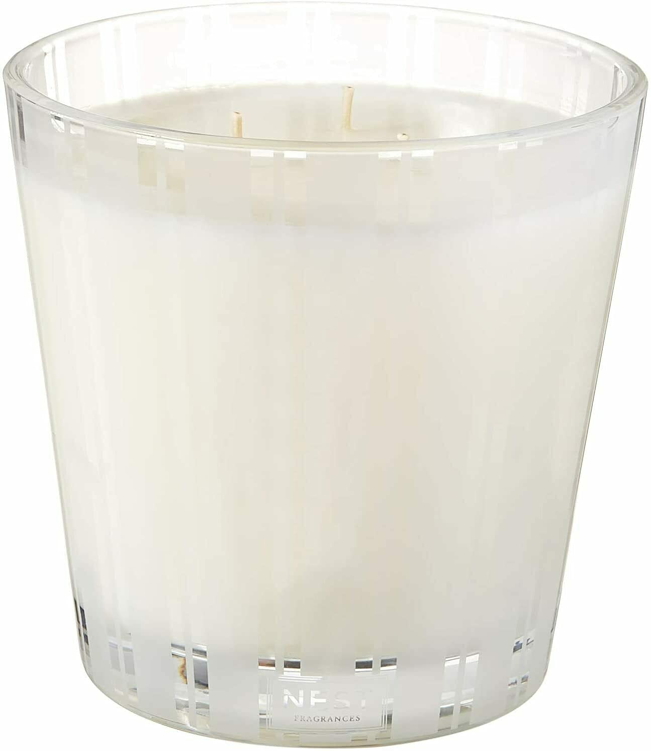 Premium 3-Wick Scented Candle - Moroccan Amber Fragrance, 21.2 oz Large Jar Candle for Home, Spa & Romantic Ambiance