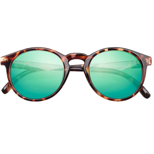 Dipseas Tortoise/Emerald Polarized Sunglasses - UV Protection & Anti-Glare for Outdoor Sports, Driving & Beach Activities