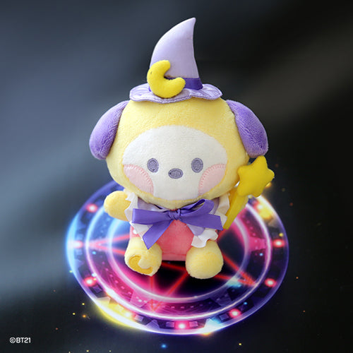 BT21 Chimmy Minini Wizard Magician Plush Toy - Cute Collectible Stuffed Animal for K-Pop Fans | Perfect for Room Decor, Birthday Gifts & BTS Merchandise Collection