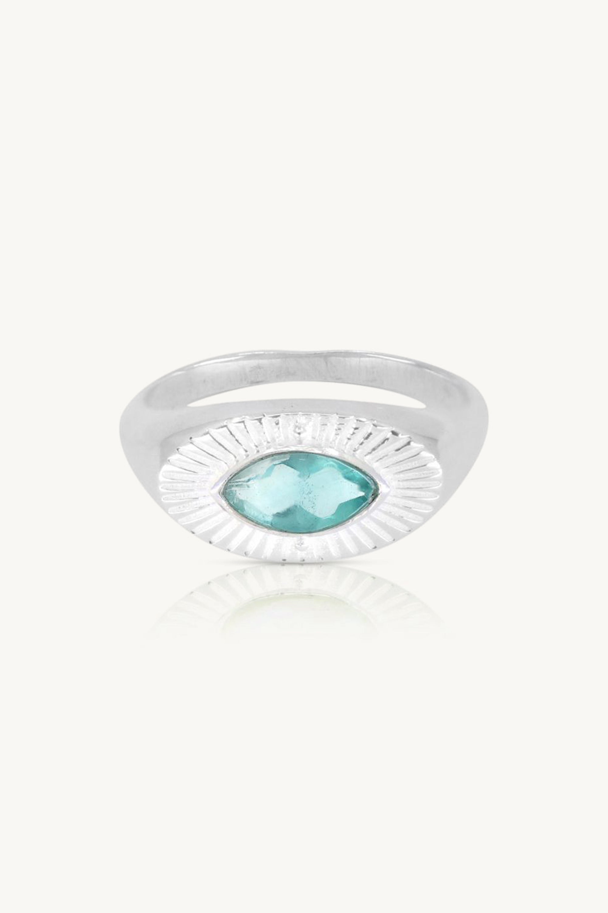 Radiance Apatite Silver Ring for Women | Genuine Gemstone Jewelry | Elegant Gift for Birthday, Anniversary & Special Occasions
