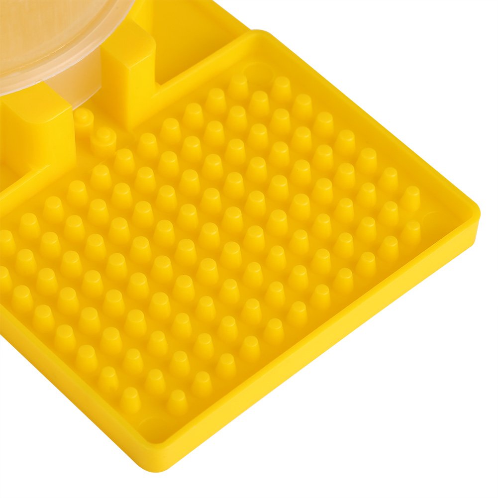 Durable Plastic Bee Water Feeder - Non-Toxic Beehive Drinking Bowl for Beekeeping | Eco-Friendly Bee Feeder Equipment for Backyard Hives & Apiaries | Perfect for Hydrating Bees in Summer & Winter