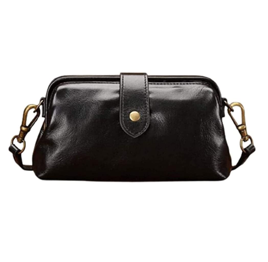 Premium Genuine Leather Crossbody Bag for Women - Retro Handmade Shoulder Satchel, Messenger Purse & Doctor Bag - Perfect for Work, Travel & Everyday Use
