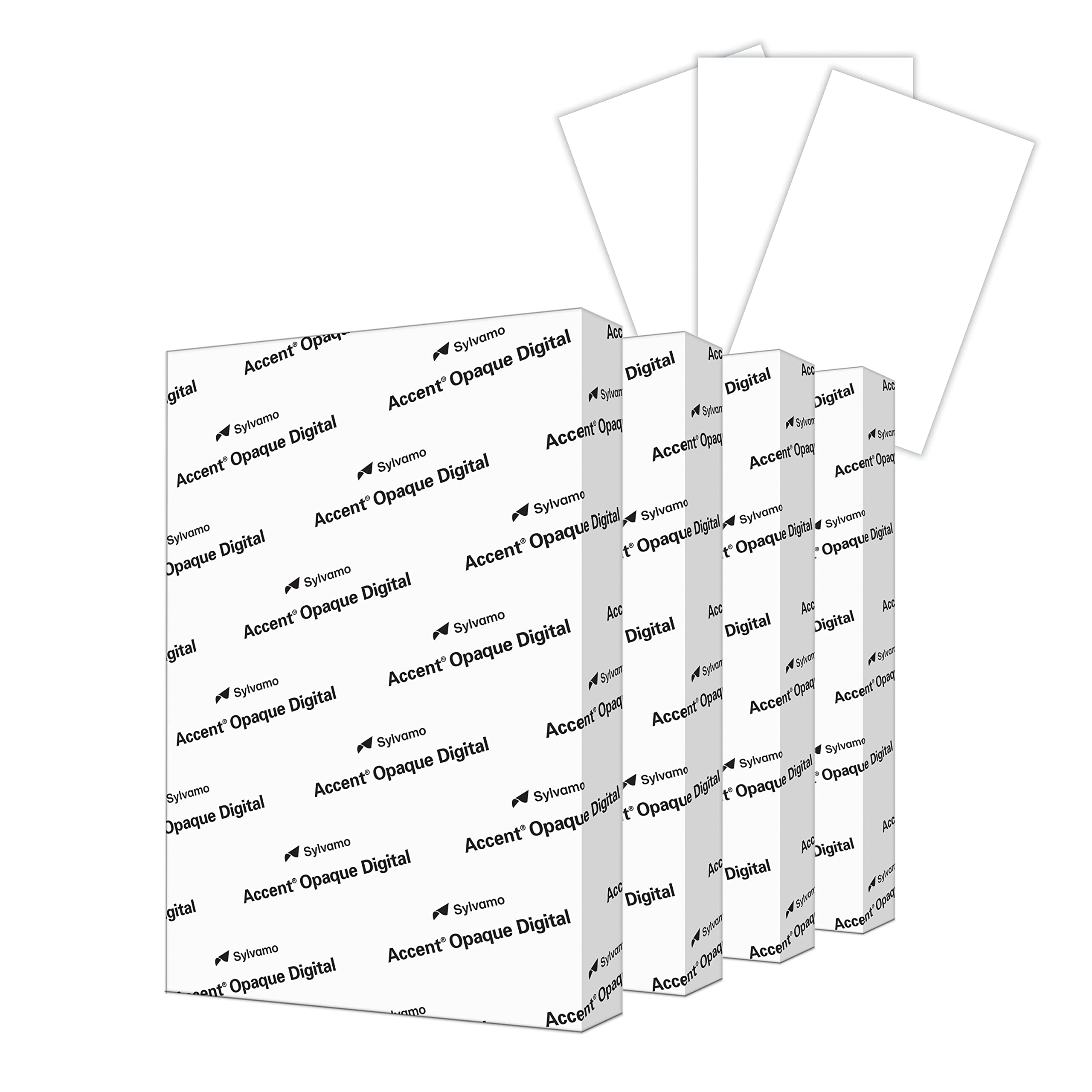 Premium 18” x 12” White Cardstock Paper - 100lb/271gsm Heavy Weight - 800 Sheets (4 Reams) - Smooth Opaque Card Stock for Printing Invitations, Greeting Cards, Business Cards, Menus & Craft Projects - Office & DIY Use - 188096C