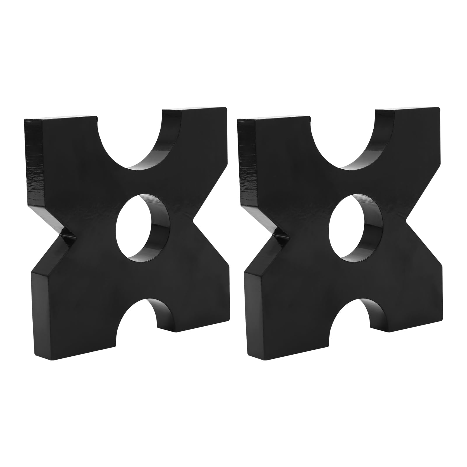 20Ton H-Frame Hydraulic Shop Press Plate Set (1 Pair) - 4 Notch Design for 44092.45 lbs & 70547.92 lbs Presses - Heavy Duty Metal Press Plates for Automotive Repair, Metalworking, and Industrial Applications