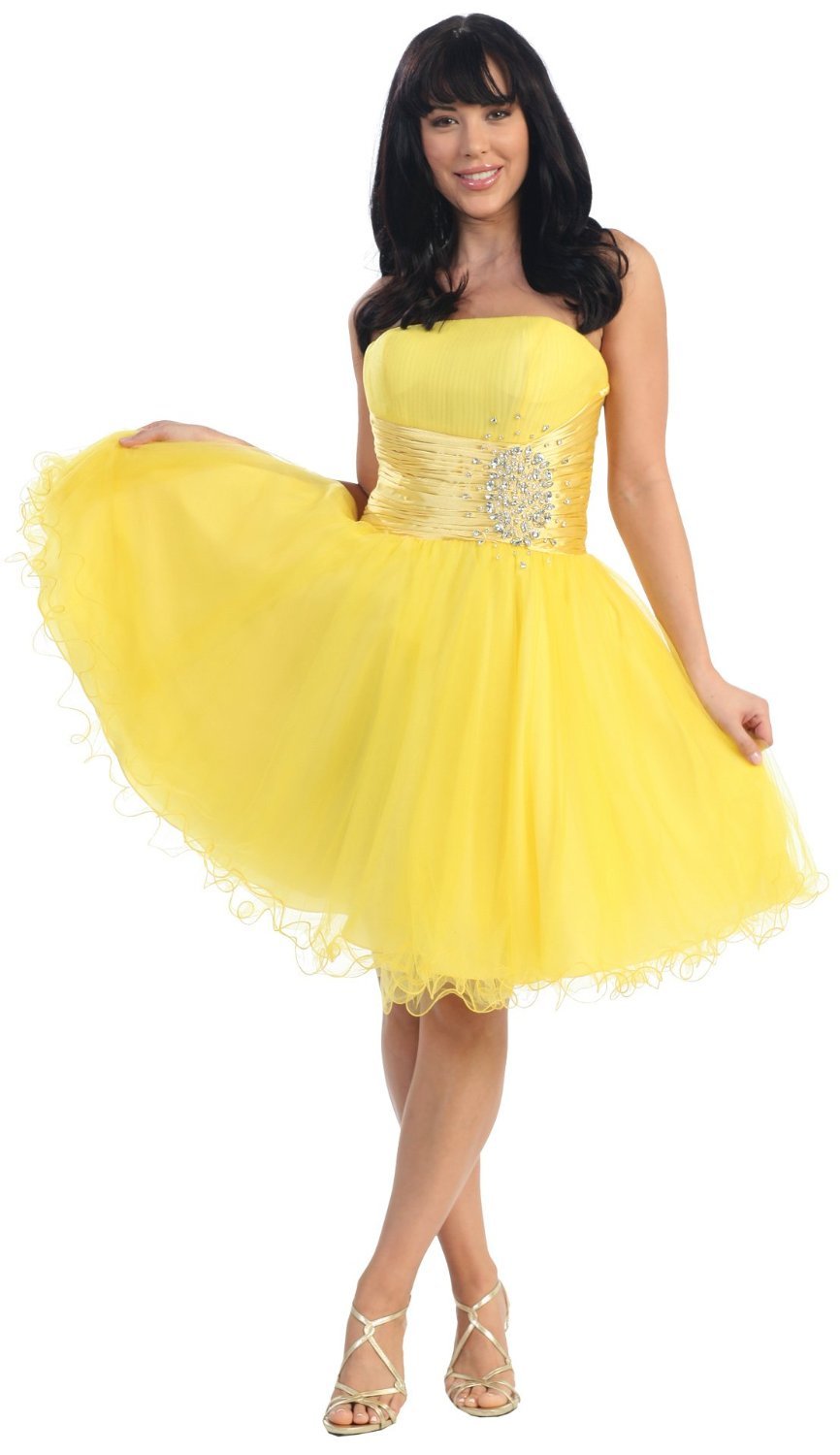 Fairytailes Strapless Cocktail Party Dress for Juniors - Prom, Homecoming, Sweet 16 & Formal Events | Style #2648 | Perfect for Dances, Parties & Special Occasions
