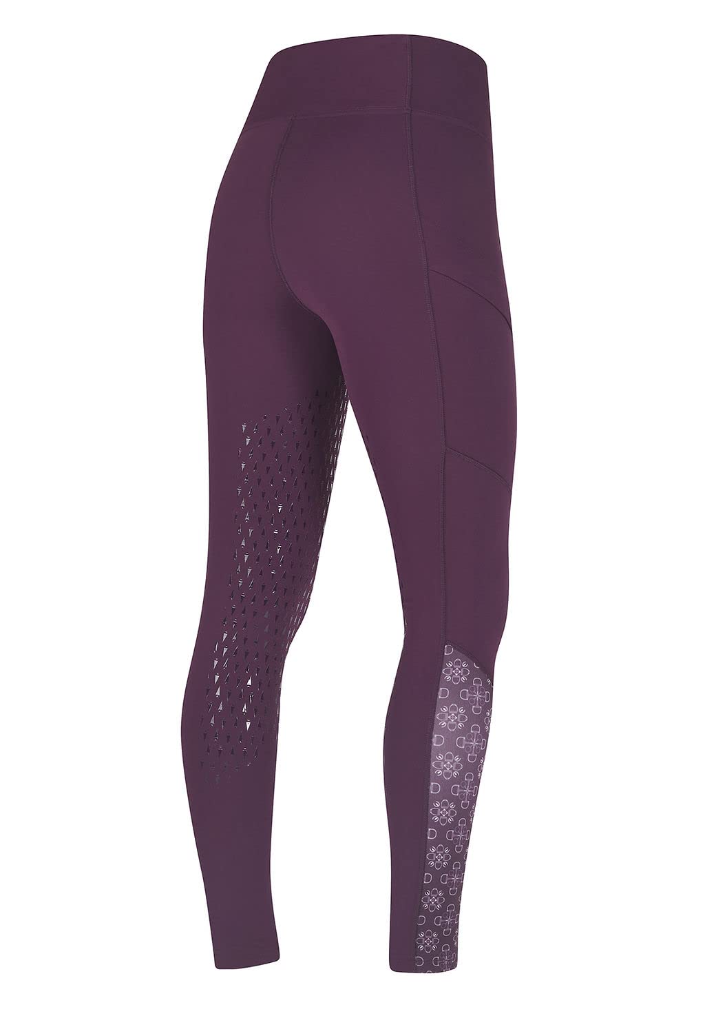 Kerrits Thermo Tech Full Leg Tight Print - Women's Thermal Riding Tights for Cold Weather Equestrian & Outdoor Activities