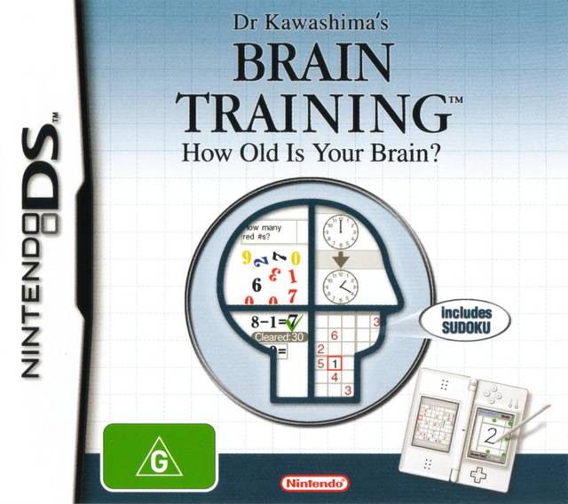 Brain Training Game for Nintendo DS NDS - Improve Memory & Cognitive Skills | Fun Educational Game for Kids & Adults | Perfect for Daily Mental Exercises & Family Game Nights