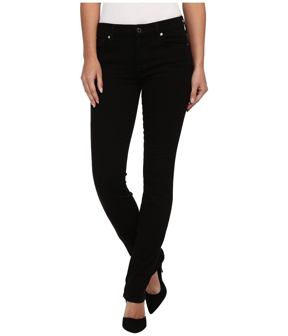 7 For All Mankind Women's Straight Leg Jeans - Premium Denim Pants for Casual & Work Wear | Comfortable Everyday Stretch Jeans for Women | Perfect for Office, Dating & Weekend Outings