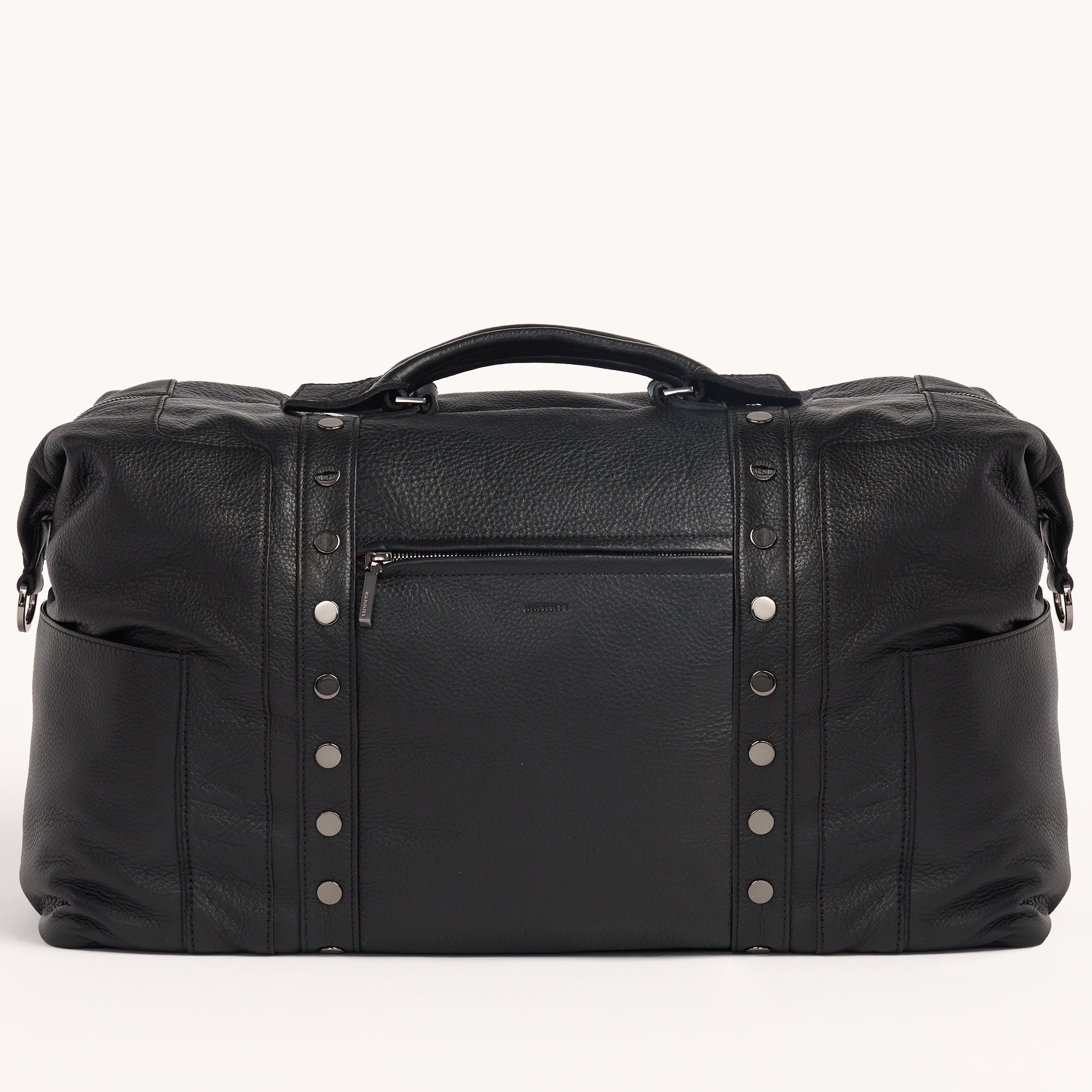 LAX International Carry-On Luggage - Black/Gunmetal Suitcase for Travel, Business Trips & Weekend Getaways