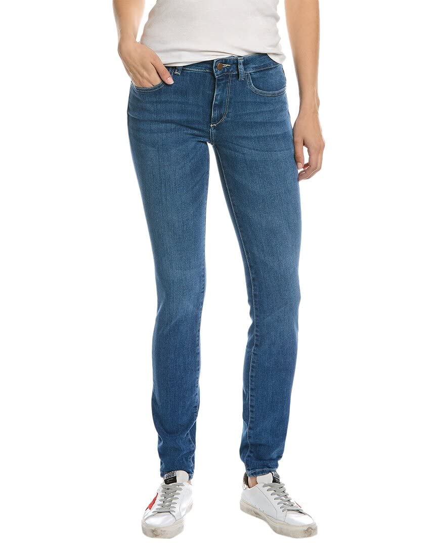 DL1961 Women's Danny Mid Rise Full Length Skinny Jeans - Stretch Denim Pants for Everyday Comfort | Perfect for Work, Casual Outings & Date Nights