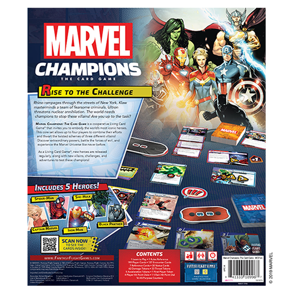 Marvel Champions: The Card Game - Cooperative Superhero Deck-Building Game for 1-4 Players | Perfect for Game Nights, Parties & Family Fun