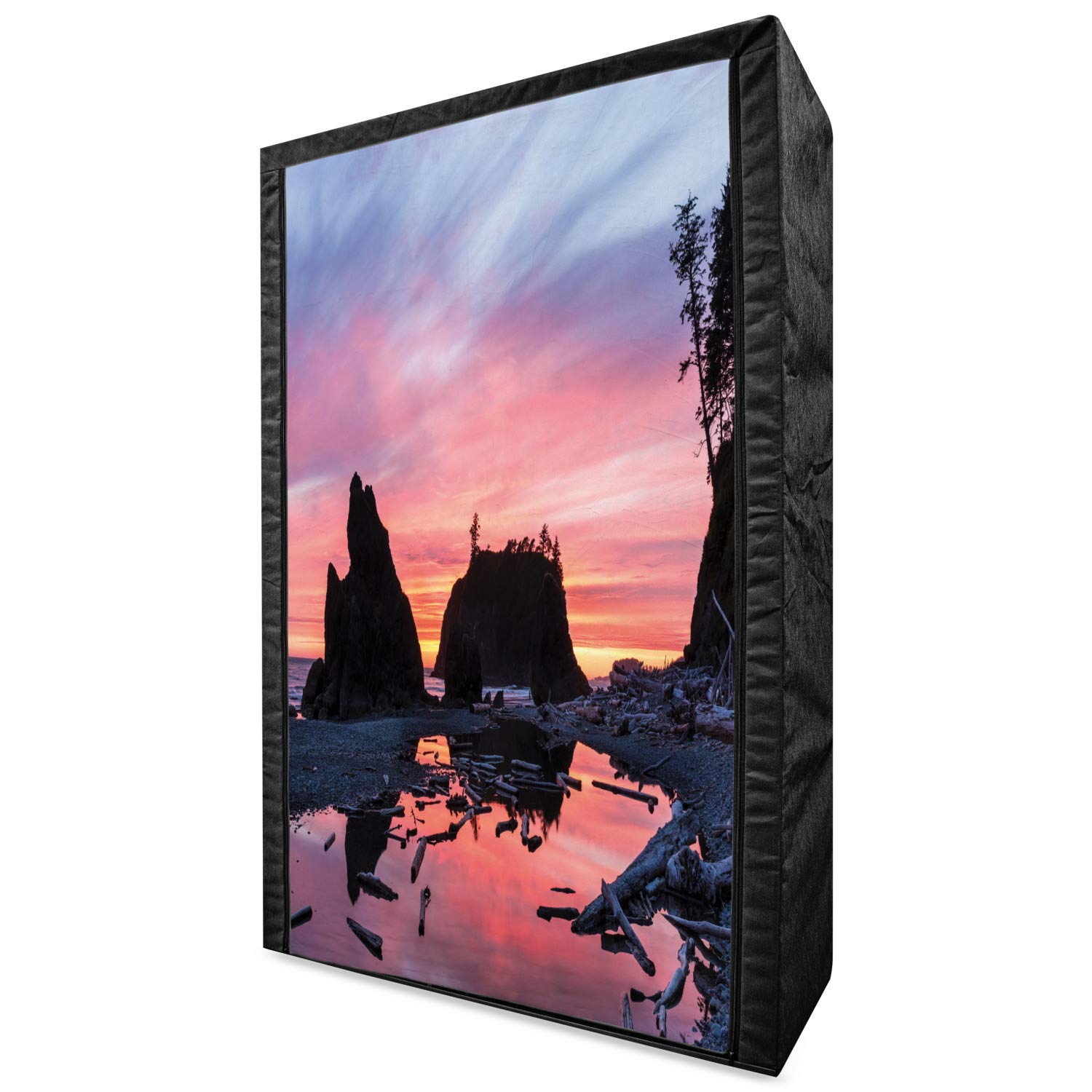 Ambesonne National Parks Portable Fabric Wardrobe - 42.5