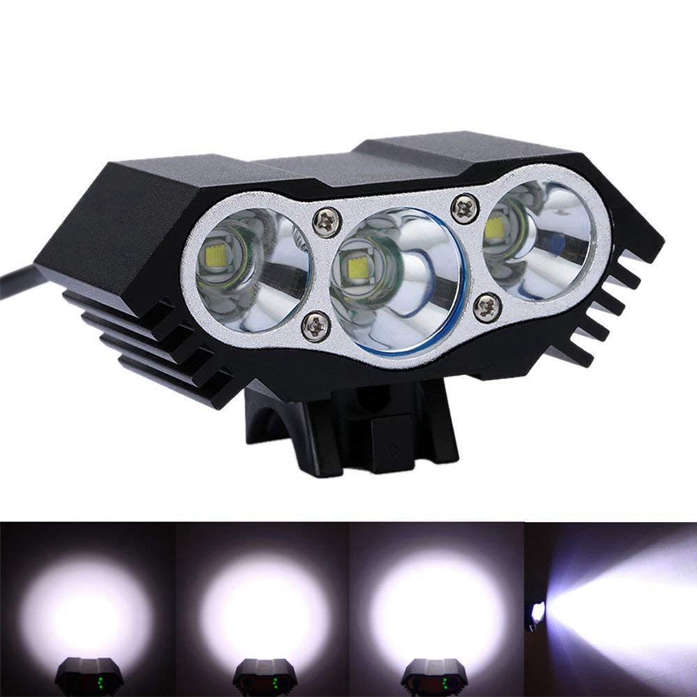 WeimoMonkey Super Bright LED Bike Headlight - Waterproof Bicycle Front Light for MTB, Road Bikes & Commuting - Perfect for Night Cycling & Urban Commutes