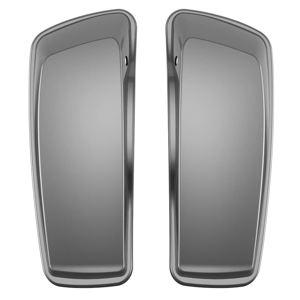 Advanblack Motorcycle Saddlebag Lids - Compatible with Harley-Davidson Touring, Road Glide, Street Glide Special & Road King (2014-2023 Models) - Durable Replacement Hard Bag Covers for Long Rides & Custom Bike Upgrades