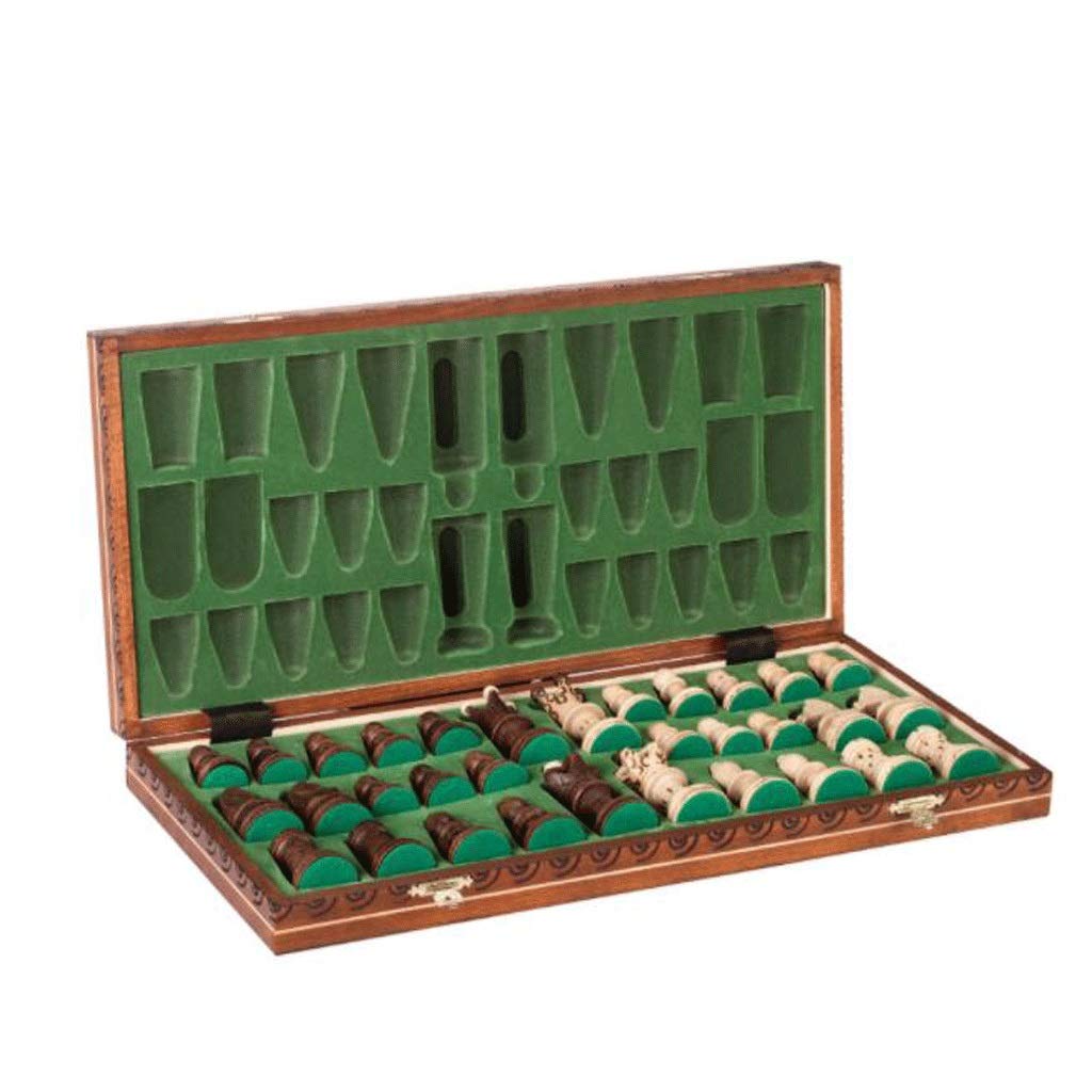 Magnetic Wood Chess Set for Kids & Adults - Large 21.3