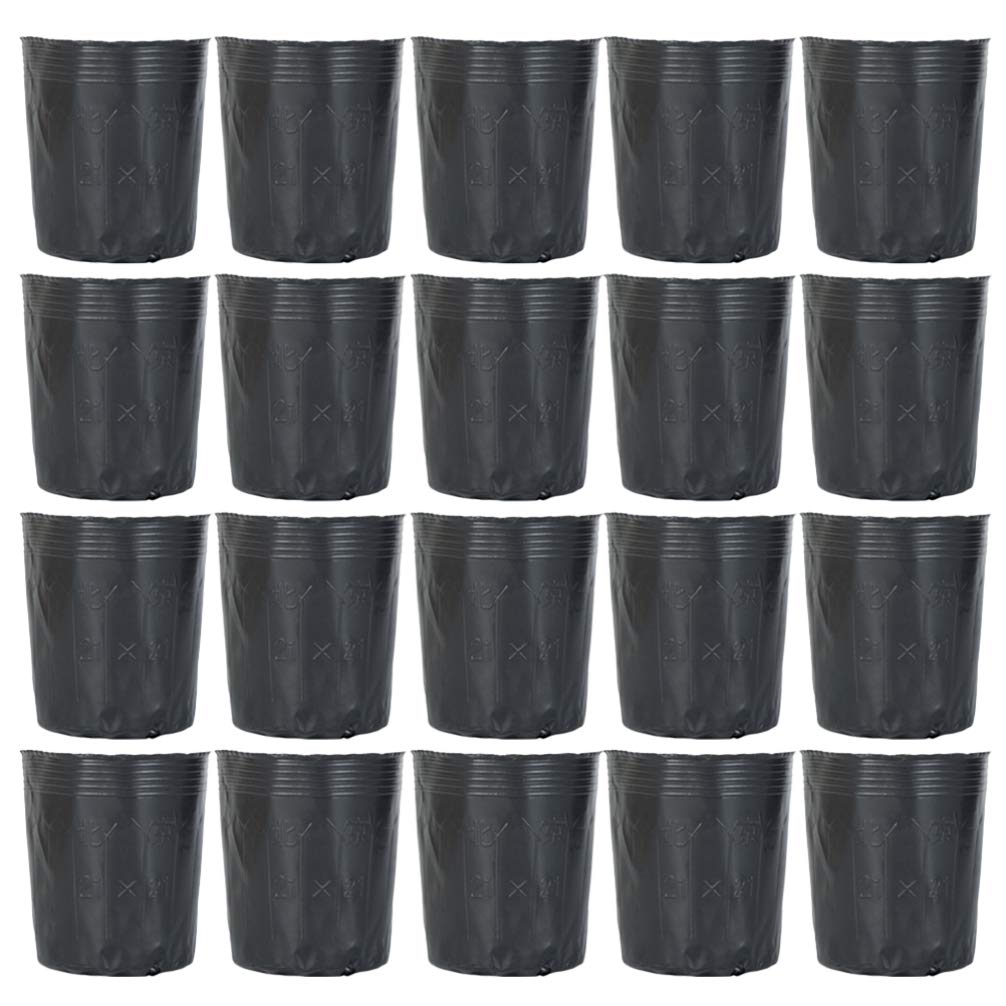 Cabilock 300pcs Biodegradable Plastic Plant Pots - Indoor/Outdoor Nursery Pots for Succulents, Seedlings & Flower Gardening - Perfect for Home Gardening, Plant Propagation & Greenhouse Use
