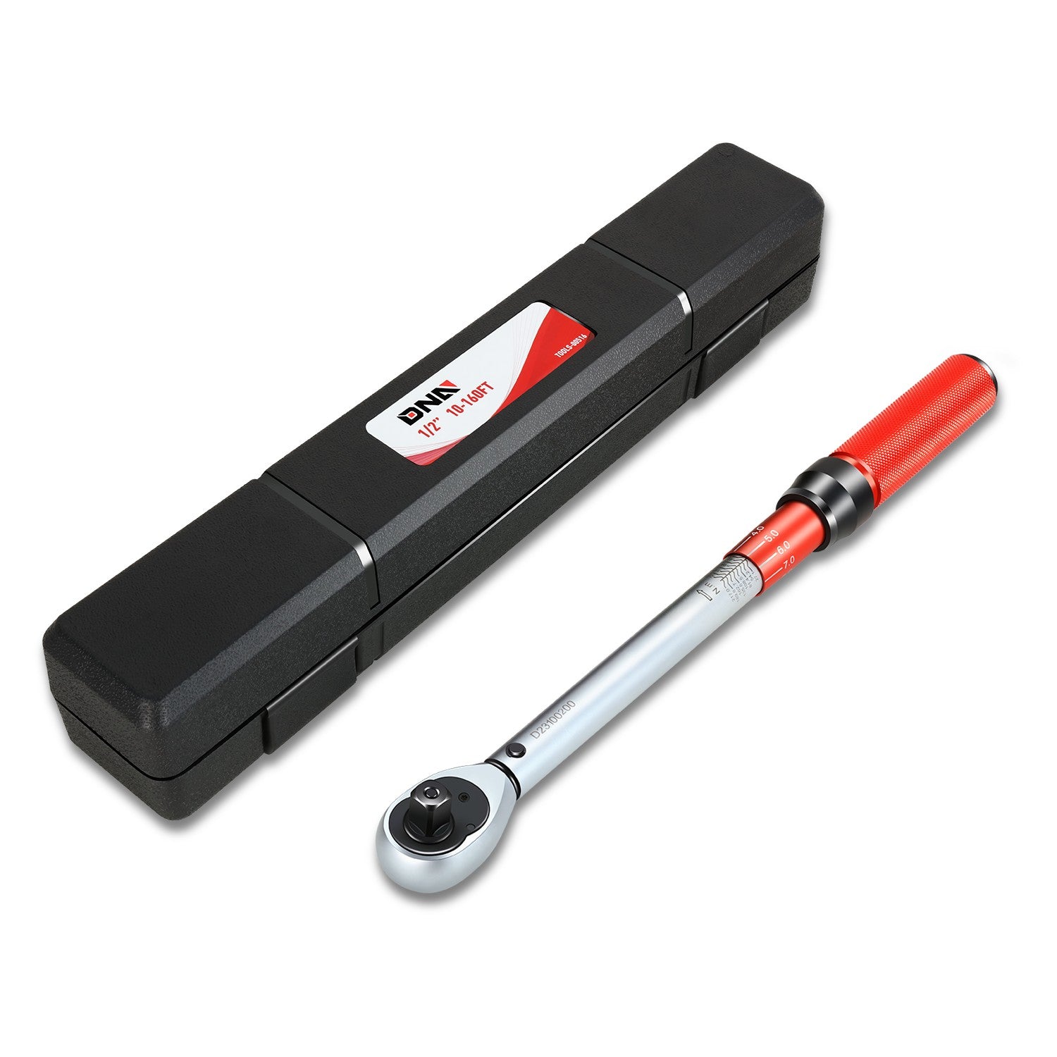 1/2 in. Drive Click Torque Wrench - 10-160 FT.LB (13.6-21.7 N.M) - Precision Torque Tool for Automotive, Mechanical & DIY Projects