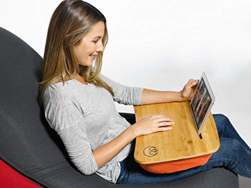 Star Wars Traybo 2.0 Bamboo Lap Desk with Pillow - Portable Laptop Tray with Tablet/Phone Slot for Working, Reading & Writing - Perfect for Home Office, Bed, Couch or Car Use (Empire Edition)