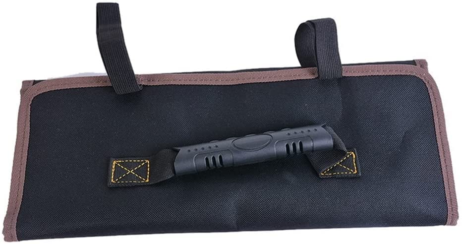 YUEGOO Roll-Up Tool Bag with Twist Belt - Durable Wrench Organizer Pouch for Mechanics & DIY - Perfect for On-the-Go Repairs, Construction Sites & Home Garage Storage
