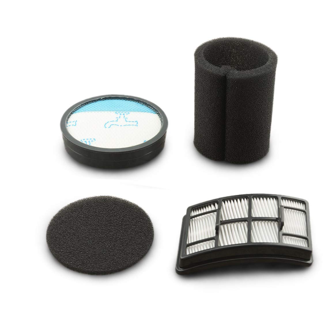 Fuller Brush Vacuum Cleaner Replacement Filter Set - HEPA Secondary Filter Compatible with Spiffymaid Broom Models Made After 08/2018 (FBSPF-SET Equivalent) - Perfect for Deep Cleaning Pet Hair & Allergens from Carpets & Hard Floors