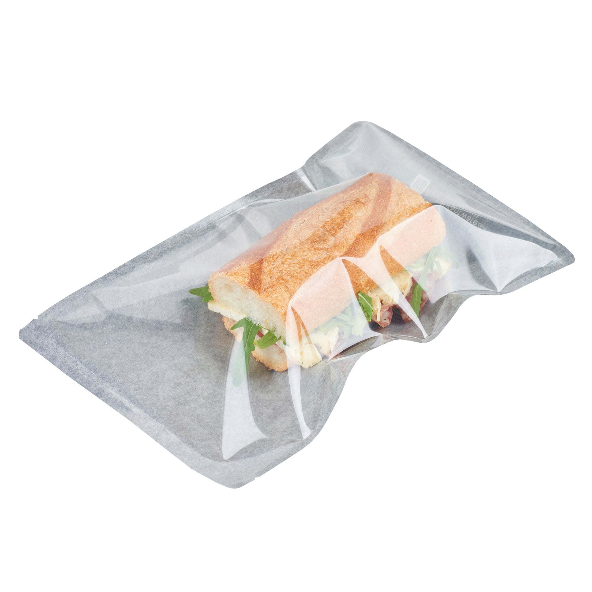 Black Plastic Large Sandwich & Snack Bags - Heat Sealable, 11.5