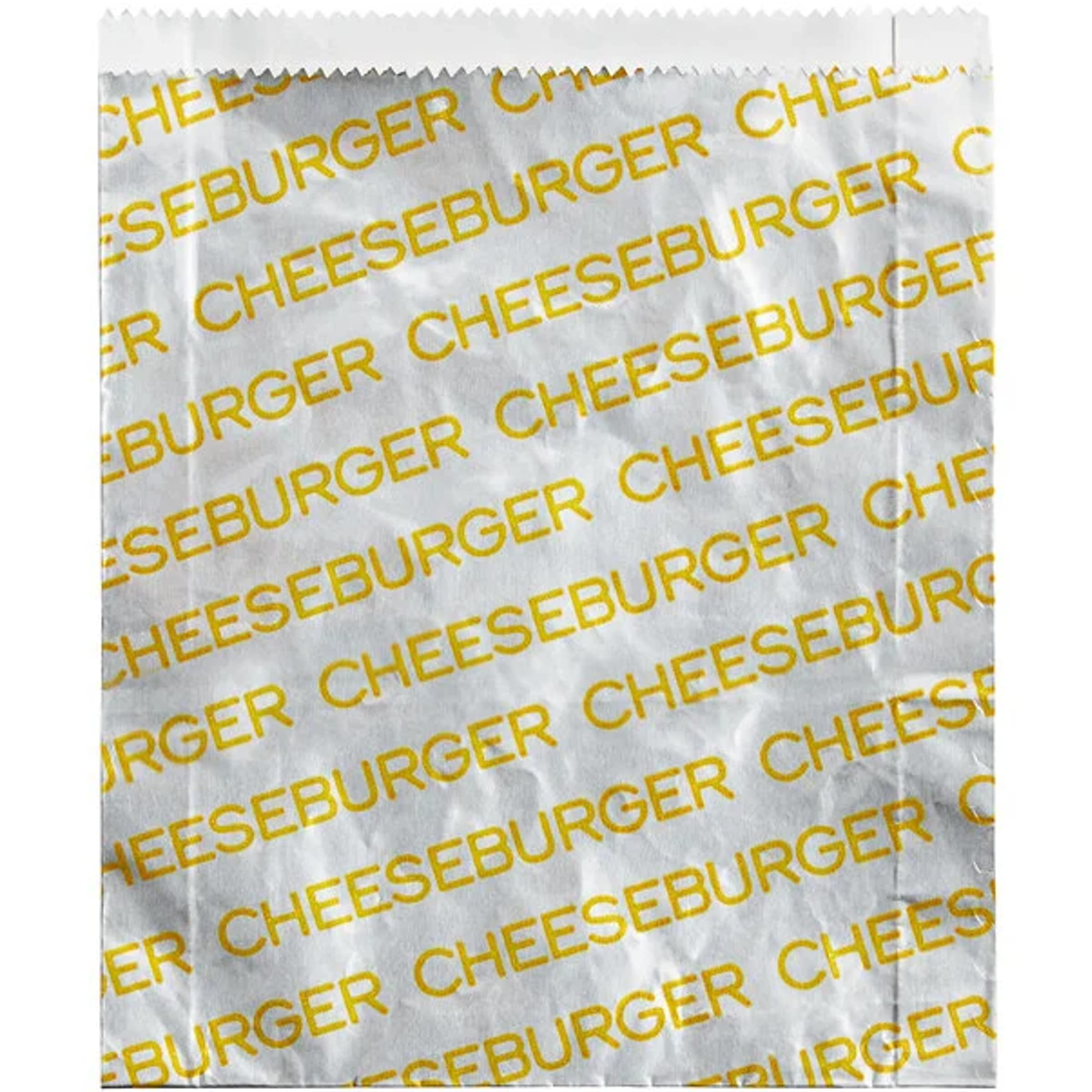 25 Pack Food To-Go Bags | Takeout Bags for Burgers, Sandwiches & Fast Food | Perfect for Restaurants, Food Trucks & Catering