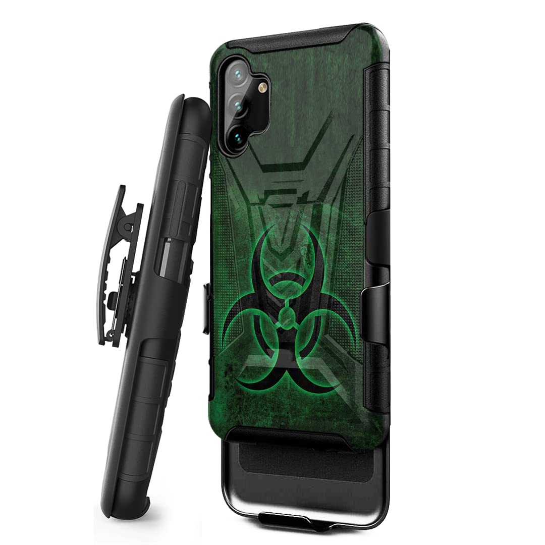 Shockproof Rugged Case for Samsung Galaxy A13 5G - Heavy Duty with Kickstand & Belt Clip - Perfect for Outdoor & Work Use