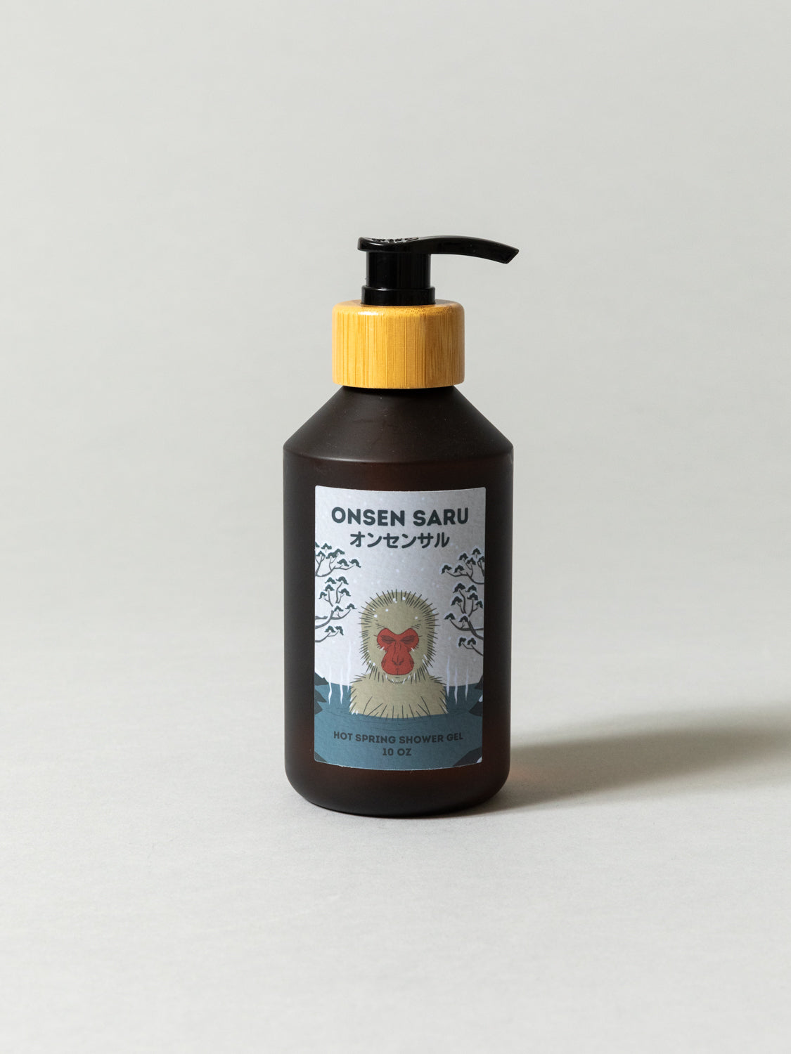 Onsen Saru Japanese Hot Spring Shower Gel - Hydrating & Relaxing Bath Essential for Spa-Like Experience at Home