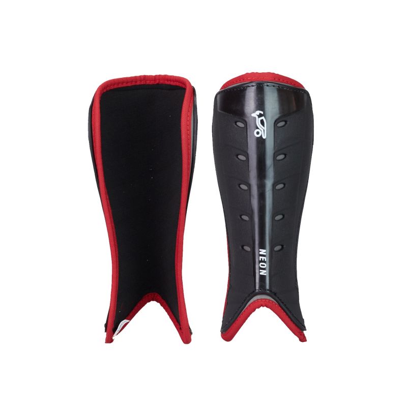 Kookaburra Neon Hockey Shin Guards - Lightweight Protective Gear for Field Hockey Players - Perfect for Training, Games & Sports Safety