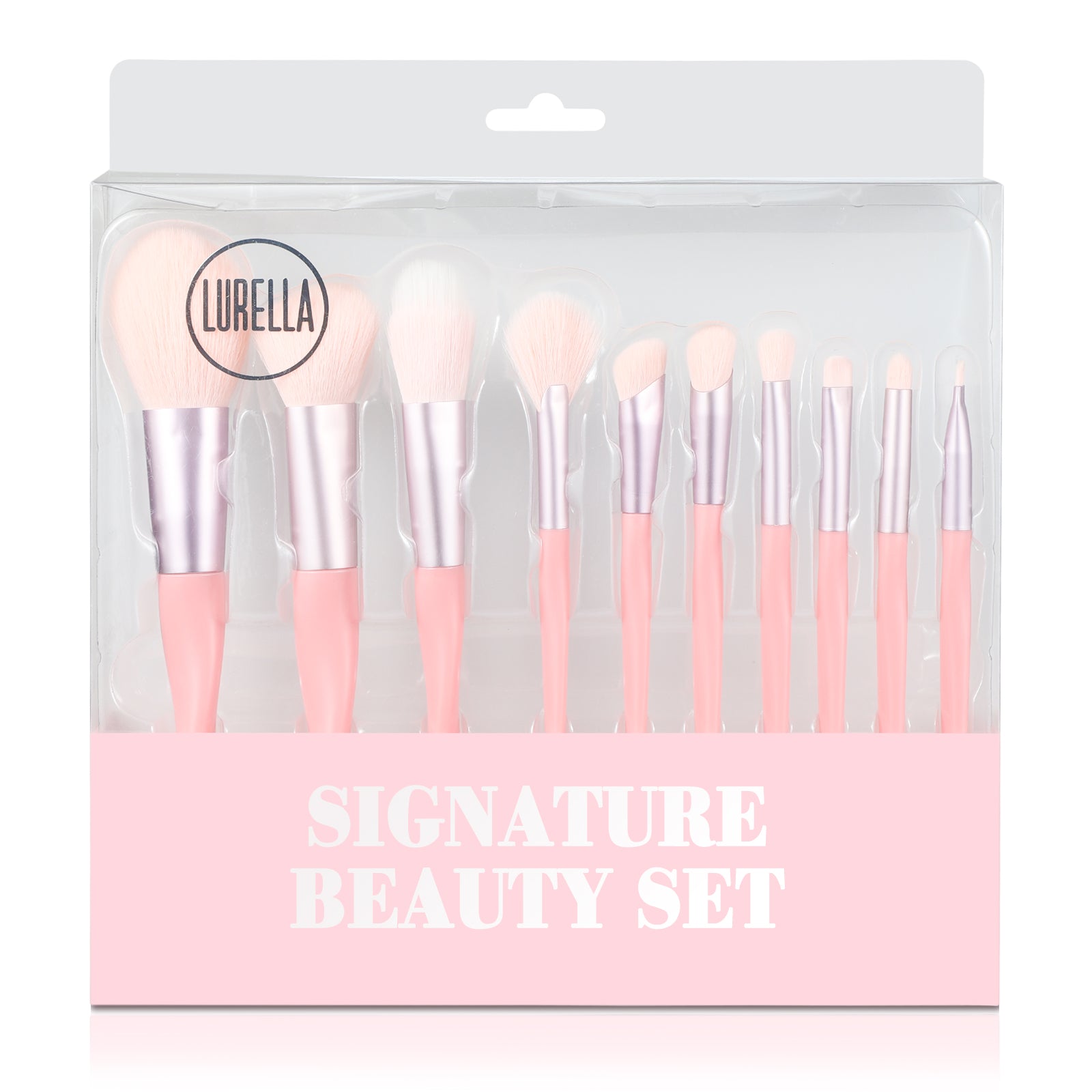 Signature Beauty Brush Set - 12 Piece Professional Makeup Brush Kit for Flawless Foundation, Blending & Contouring | Perfect for Everyday Makeup, Travel & Professional Use