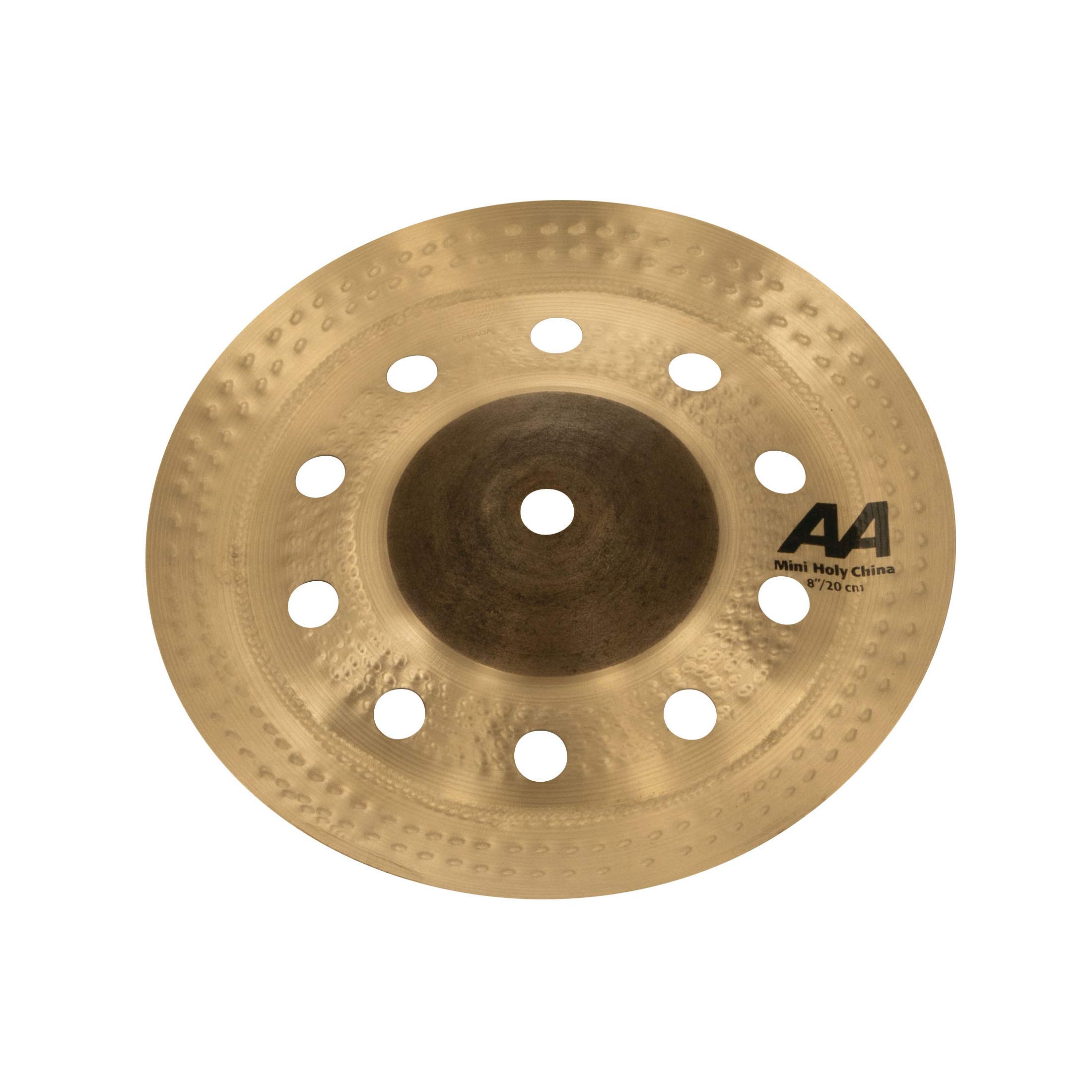 SABIAN 8 Inch AA Mini Holy China Cymbal - Perfect for Drum Kits, Practice Sessions, and Live Performances