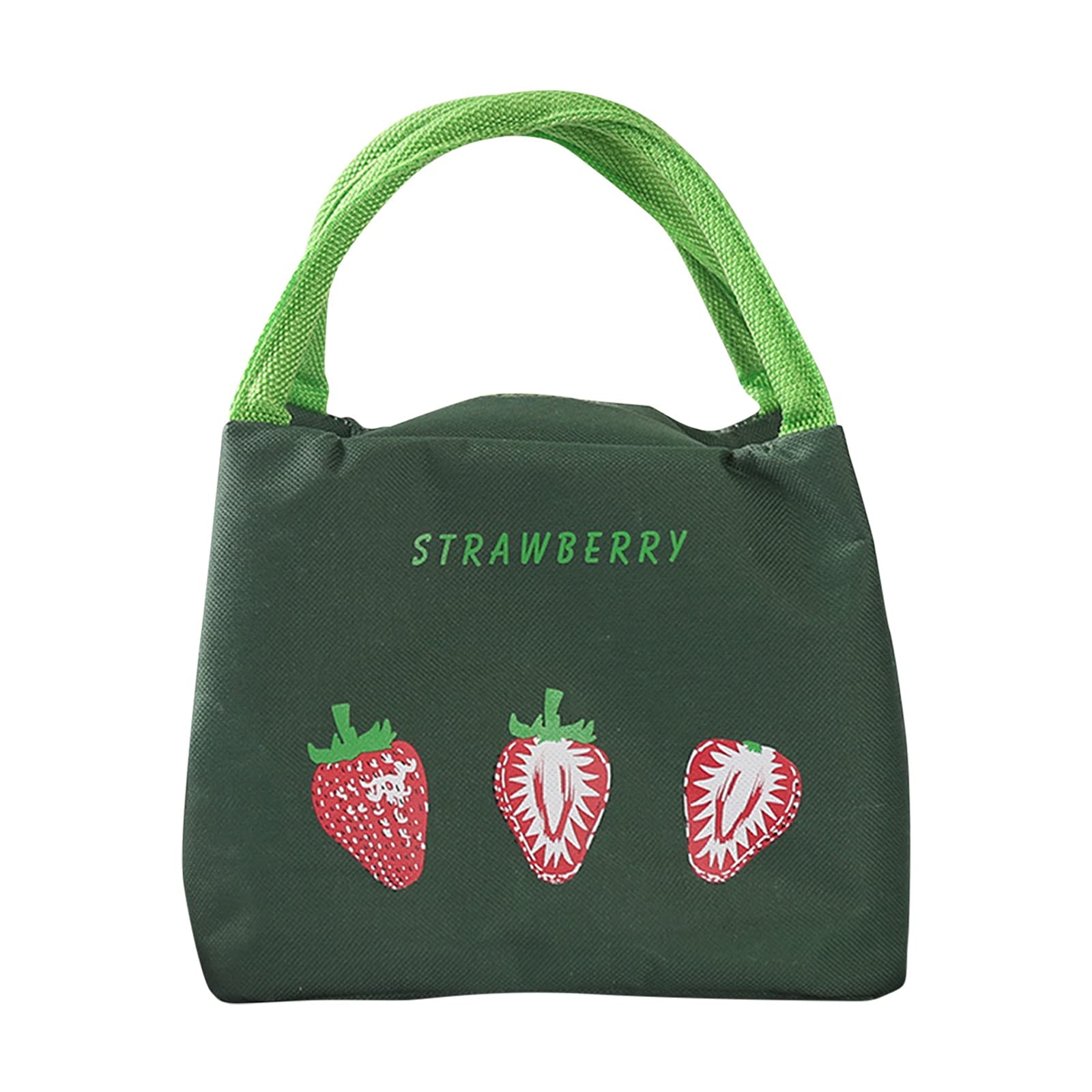 Foldable Insulated Thermal Lunch Bag - Waterproof & Lightweight Floral Lunch Tote for Women, Perfect for Work, School & Picnics - Hydrangea Design