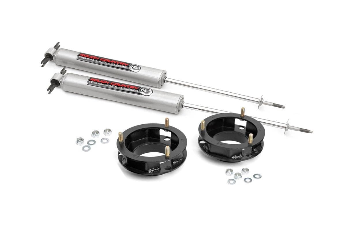 1.5 Inch Leveling Kit with N3 Shocks for Dodge Ram 2500 4WD (1994-2002) - Model 33730 | Lift Suspension for Off-Roading & Towing | Heavy-Duty Truck Accessories