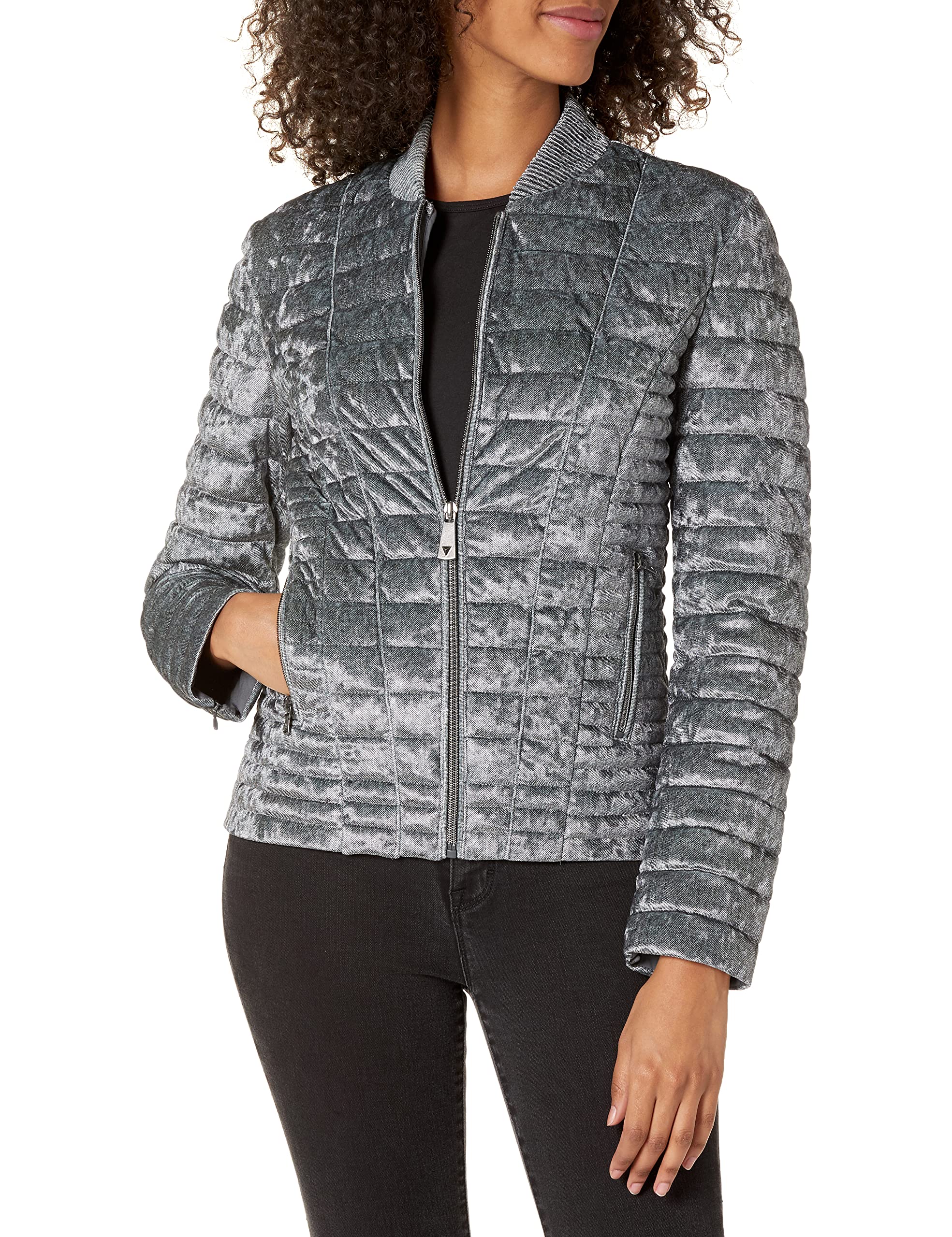 GUESS Women's Long Sleeve Vera Jacket - Stylish Casual Outerwear for Fall & Winter | Perfect for Work, Date Night & Travel