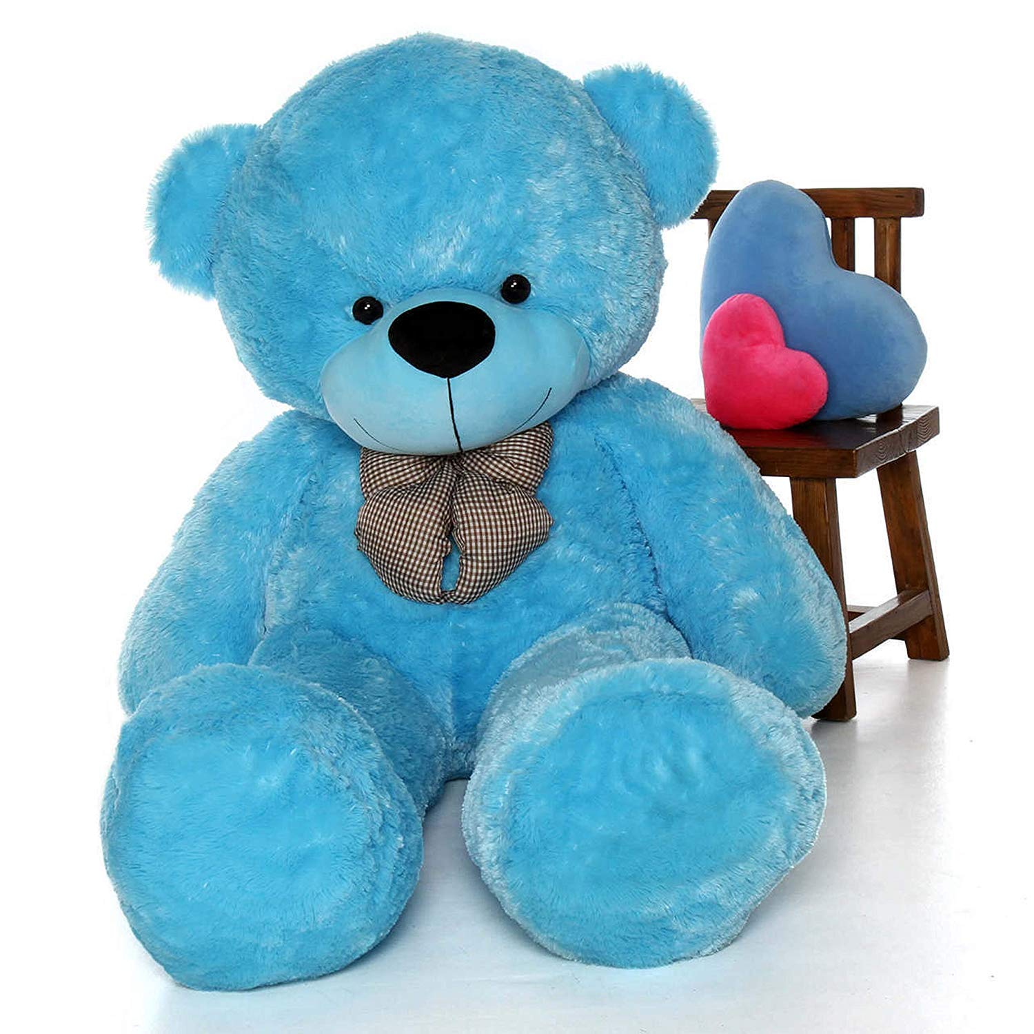 Sky Love 3 Feet (91cm) Blue Teddy Bear - Soft Plush Stuffed Animal for Birthday Gifts, Valentine's Day Presents, Anniversary Surprise - Perfect for Couples, Kids, and Romantic Occasions
