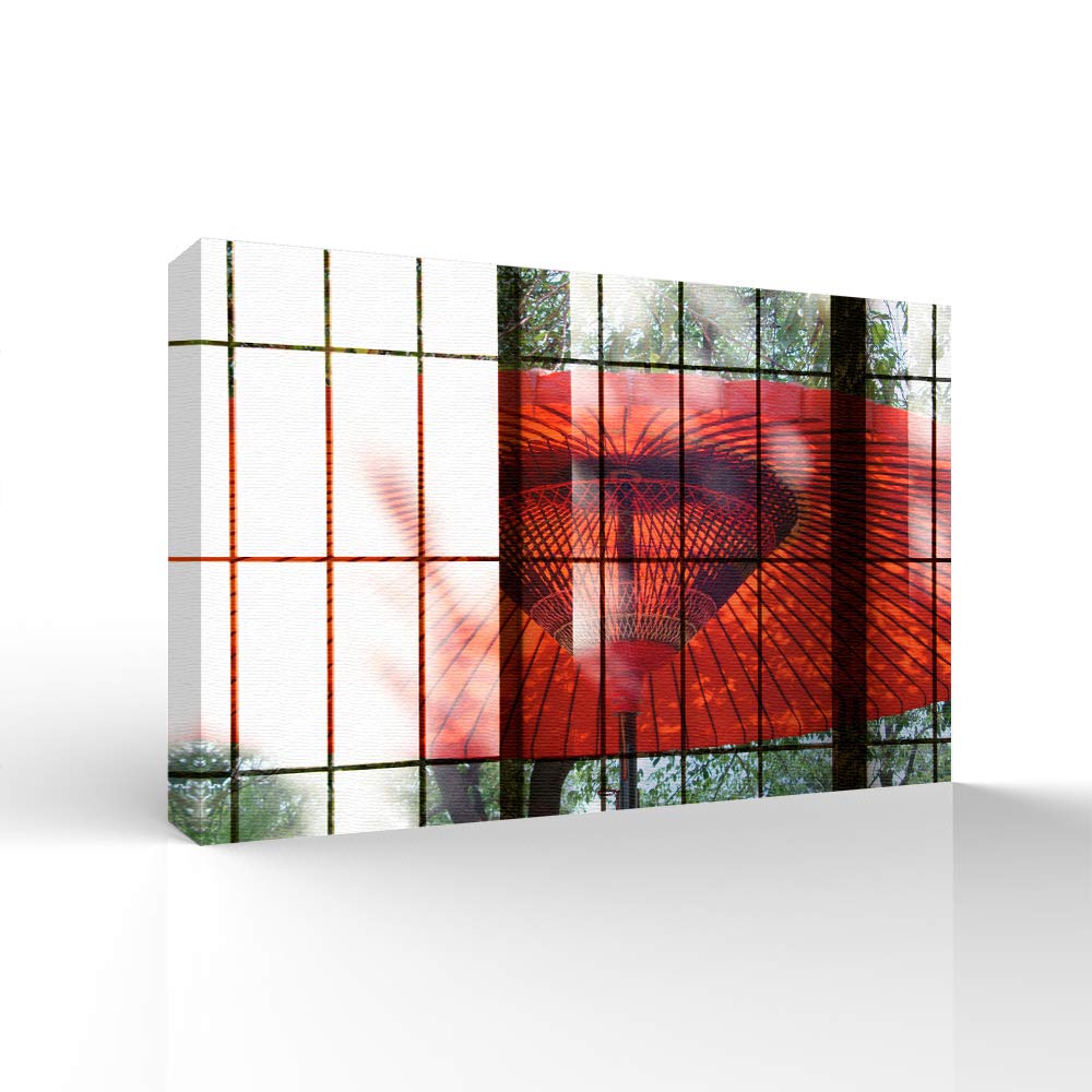 Japanese Style Canvas Wall Art - Framed Paintings for Home Decor, Bedroom & Living Room (32x48 inches) | Perfect for Zen Decor, Modern Interiors & Asian-Inspired Spaces