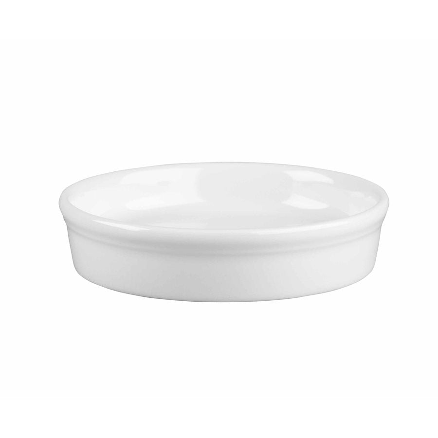 Churchill Mediterranean 7 Oz White Mezze Dish - Set of 12 for Hummus, Dips & Appetizers - Perfect for Entertaining & Mediterranean Dining