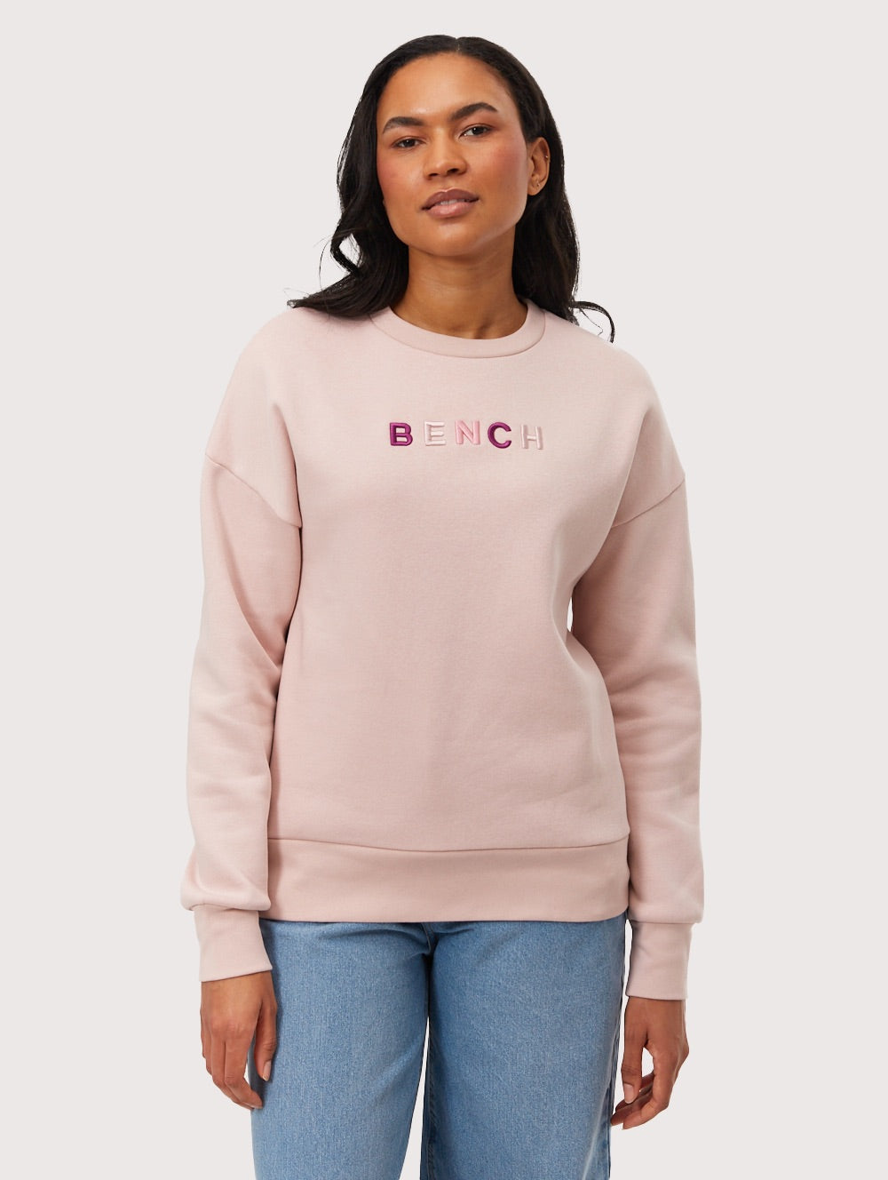 Lilem Block Letter Crew Neck Sweatshirt - Comfortable Unisex Pullover for Casual Wear | Perfect for Everyday Outfits, Street Style & Lounge