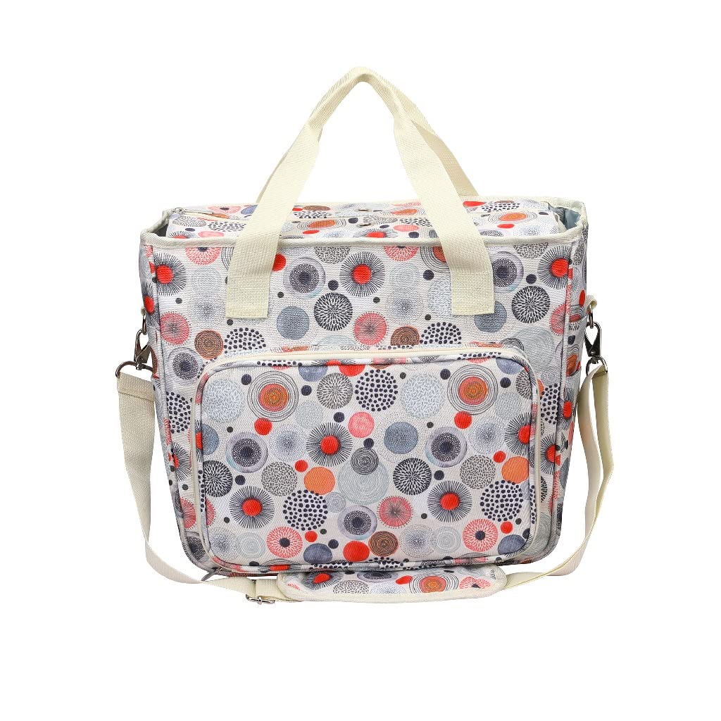 DSFEOIGY Yarn Storage Bag - Portable Waterproof Knitting Tote for Crochet & Sewing Supplies | Perfect for Craft Projects, Travel & Organizing Needles & Yarn