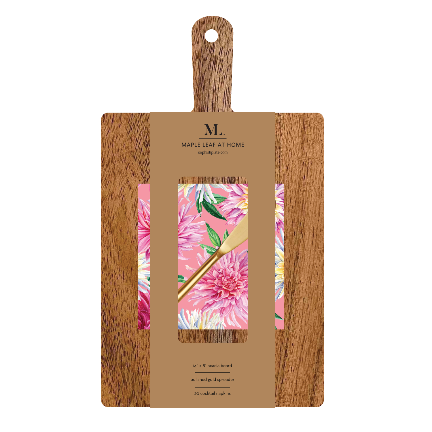 14 x 8 Inch Wooden Board Gift Kit - Premium Dahlia Garden DIY Craft Set for Home Decor, Wedding Favors & Personalized Gifts - Perfect for DIY Projects, Rustic Weddings & Handmade Home Decorations
