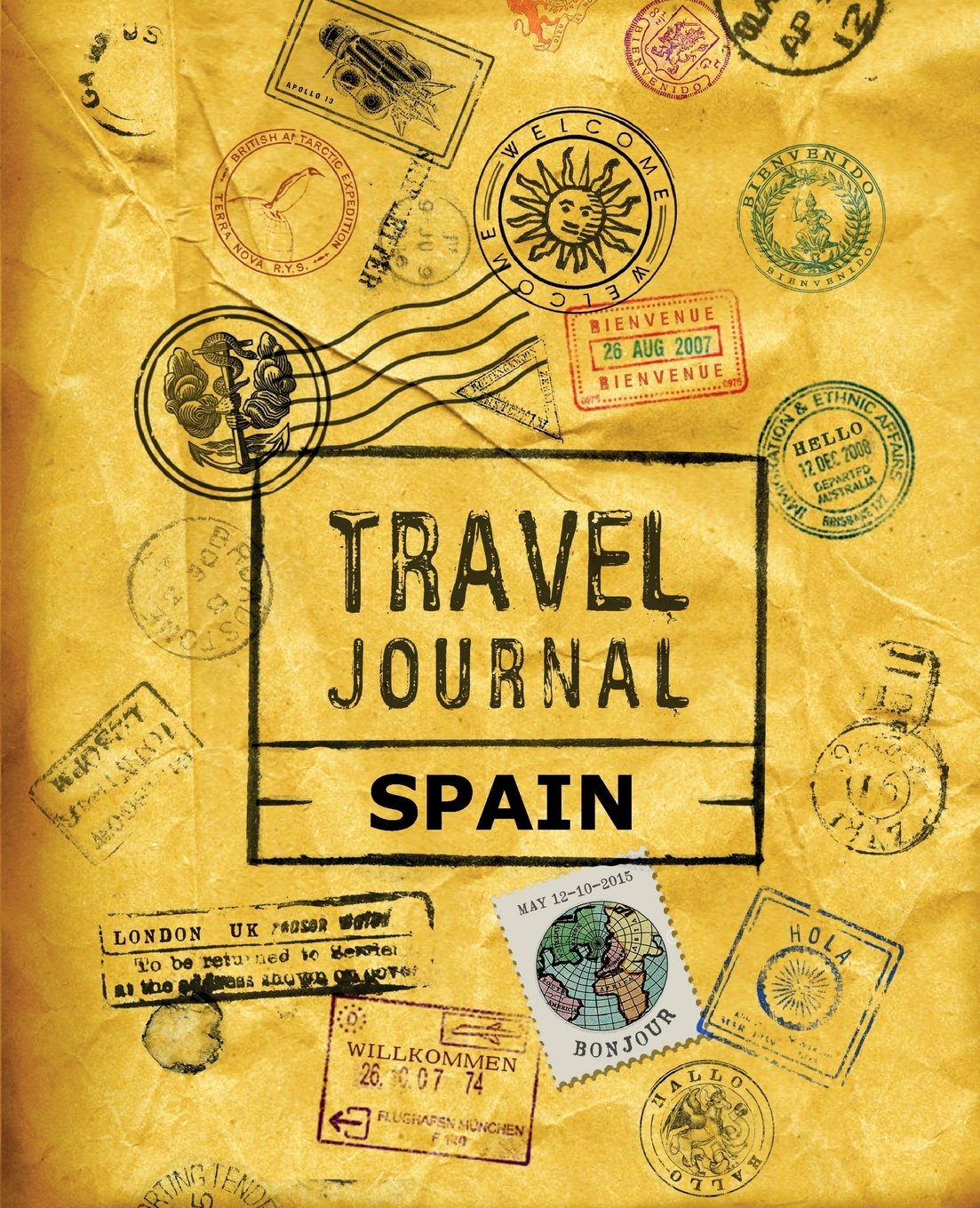 Spain Travel Journal - Leather Bound Notebook for Writing & Sketching | Perfect for Backpacking, Vacation Memories & Adventure Diaries