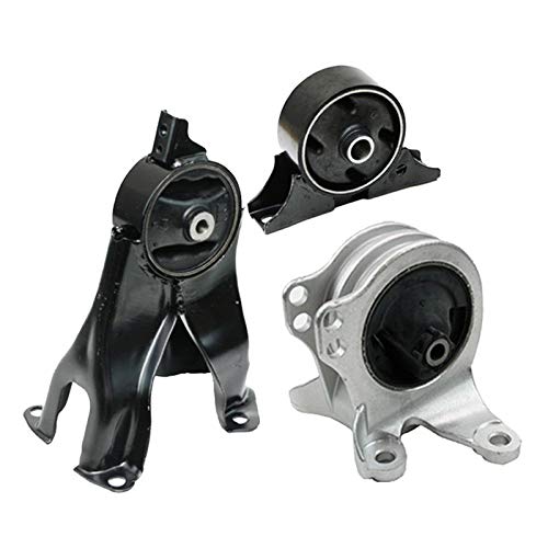 2004-2012 Mitsubishi Galant 2.4L Engine Motor Transmission Mount Set (3pcs) - Compatible with A4624, A4629, A4639 & K1989 - Reduces Vibration & Noise for Smoother Ride - Perfect for DIY Auto Repair & Maintenance