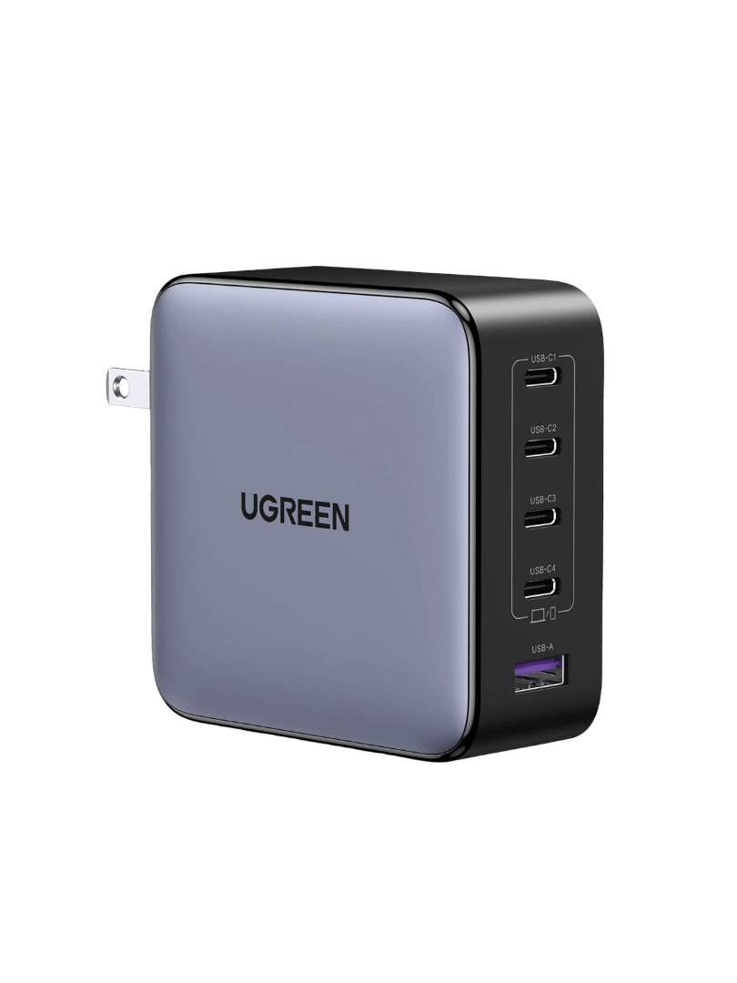 UGREEN 100W USB C GaN Fast Charger - Compact & Powerful Wall Charger for MacBook Pro, iPhone 15, iPad, Samsung Galaxy - Perfect for Travel, Office & Home Use