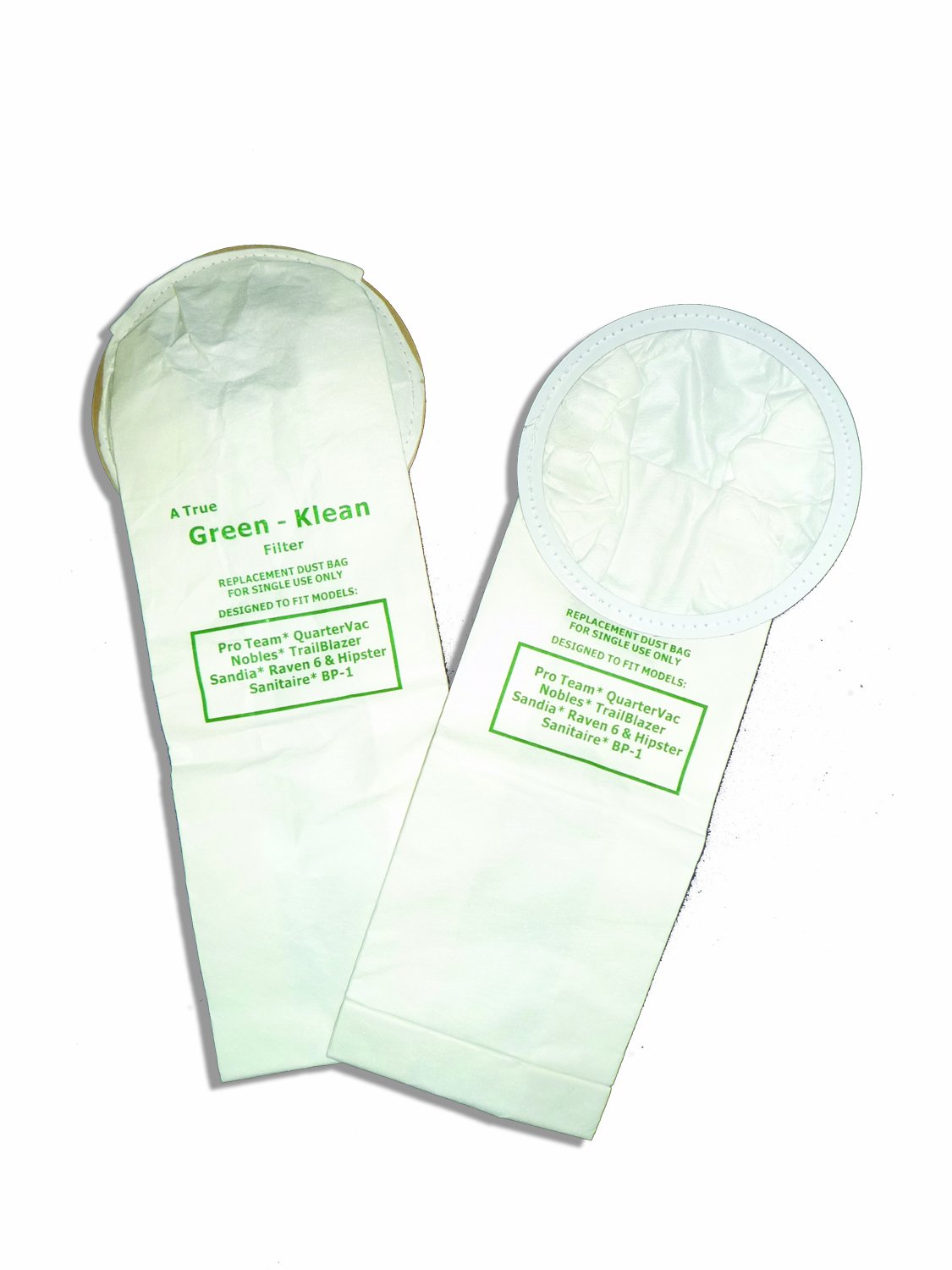 Green Klean GK-Q-Vac Replacement Vacuum Bags - 100 Pack | HEPA Filter Compatible | Dust & Allergen Free | Ideal for Home, Office & Commercial Cleaning