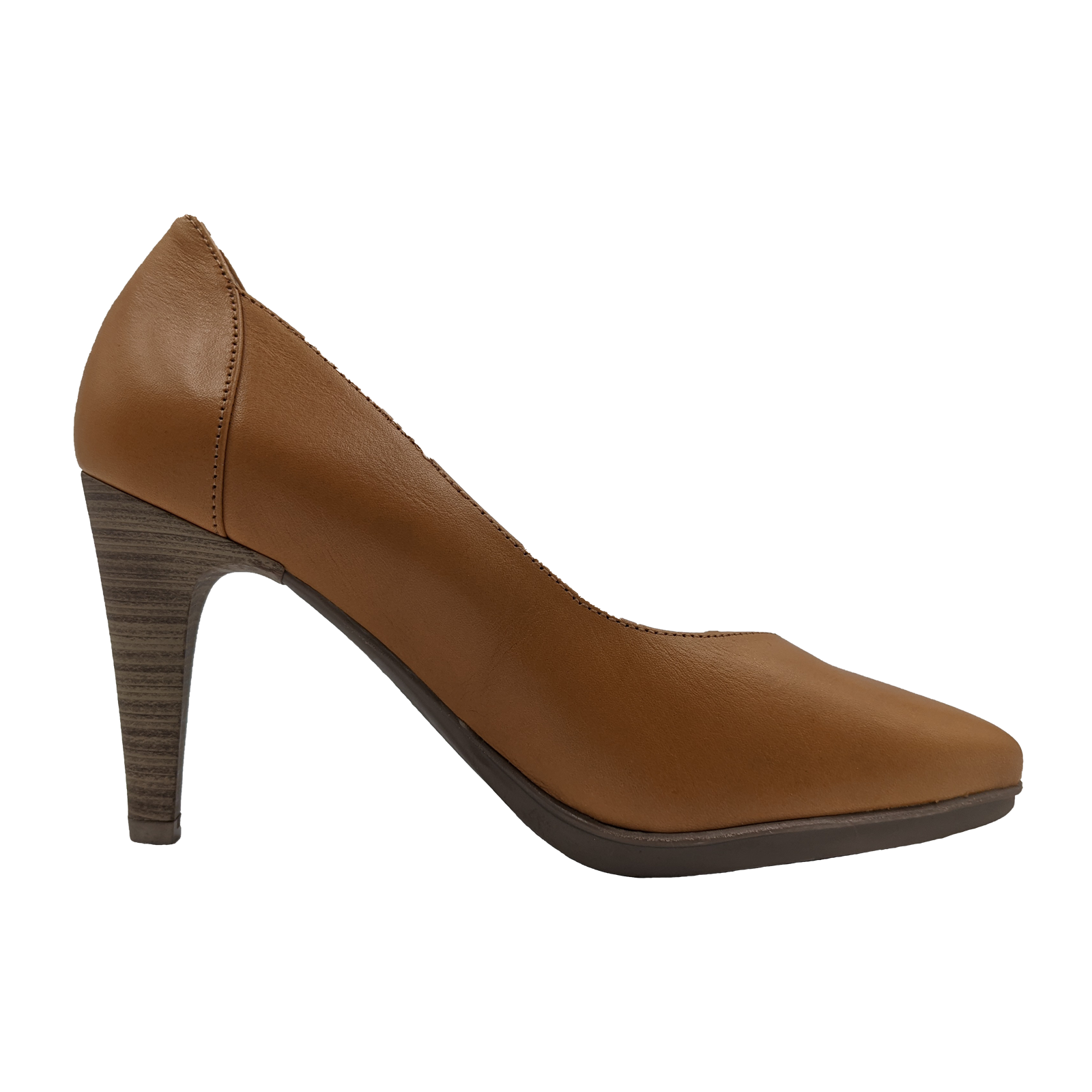 Desiree Sara Women's 3-Inch Heel Pumps in Camel - Perfect for Office, Parties & Special Occasions
